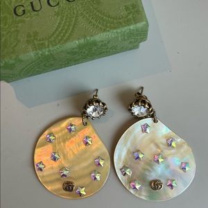 Gucci Mother of Pearl Shell Earrings